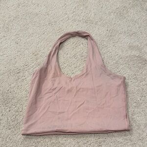 Klassy network halter neck tank top